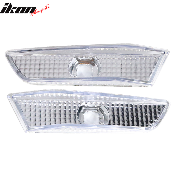 2003-2007 Infiniti G35 Coupe Clear Lens Side Marker Bumper Lights Lamp