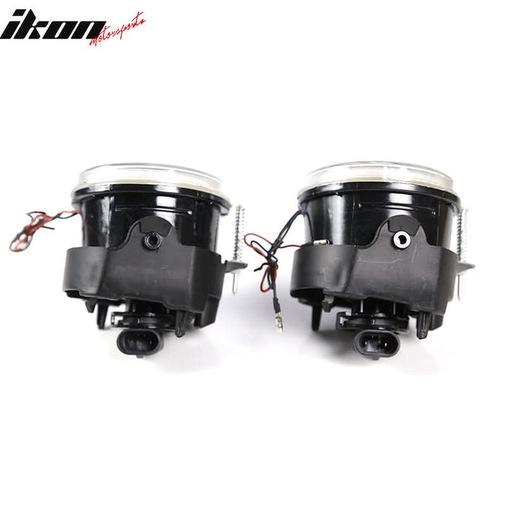2005-2010 Dodge Caravan Avenger Caliber 2PCS LED Halo Clear Fog Lights