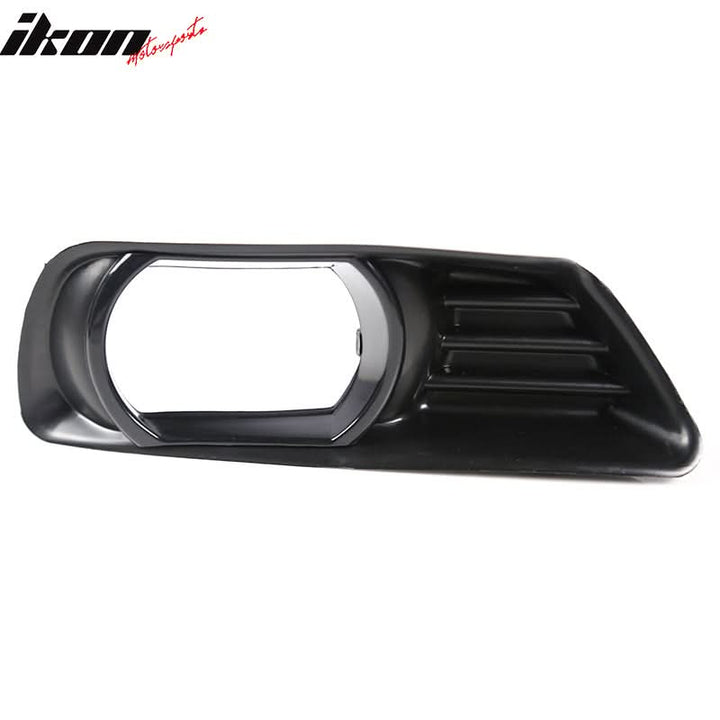 2007-2009 Toyota Camry 2PC Front Bumper Fog Lights Clear W/Black Bezel