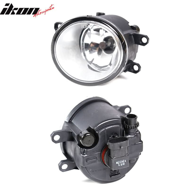 2006-2008 Toyota Yaris Sedan Front Bumper Clear Fog Lights Left Right