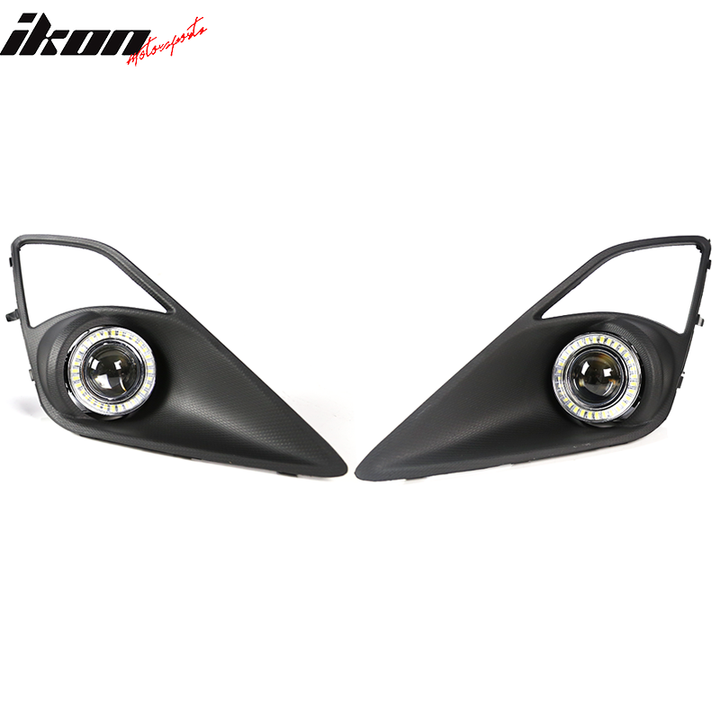 2013-2016Â Scion FR-S Projector Fog Lights w/ Angel Eyes & Bezels