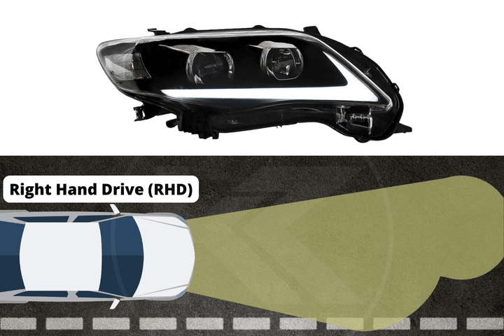 Toyota Corolla 10th Gen (E140 Wide-Body) Facelift Projector Headlights Upgrade (2011-2013)