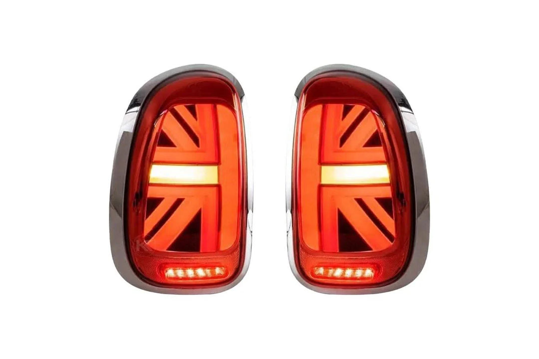 Mini Cooper - Red and Smoked - LED Tail Lights Upgrade (2010-2016)