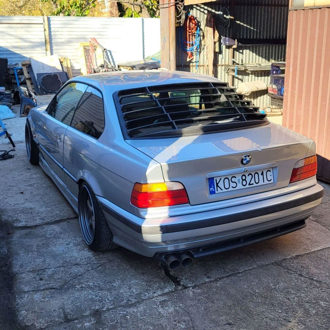 BMW E36 Coupe Series 3 Black Back Windshield Louvers (1992 - 1999)