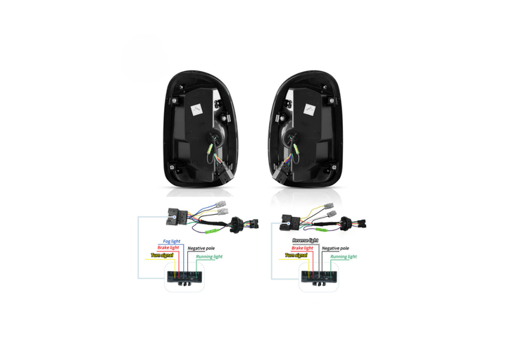 Mini Cooper - Red and Smoked - LED Tail Lights Upgrade (2010-2016)
