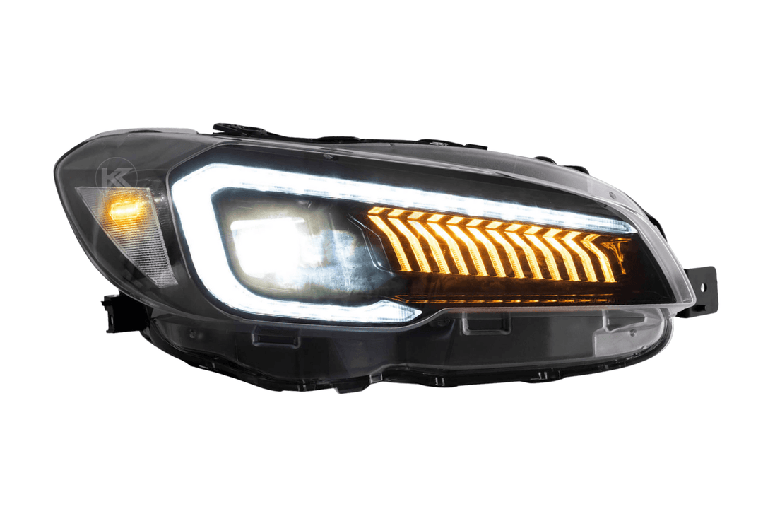 Subaru WRX & WRX STI 1st Gen (VA) Black LED Matrix Projector Headlights (2015-2021)