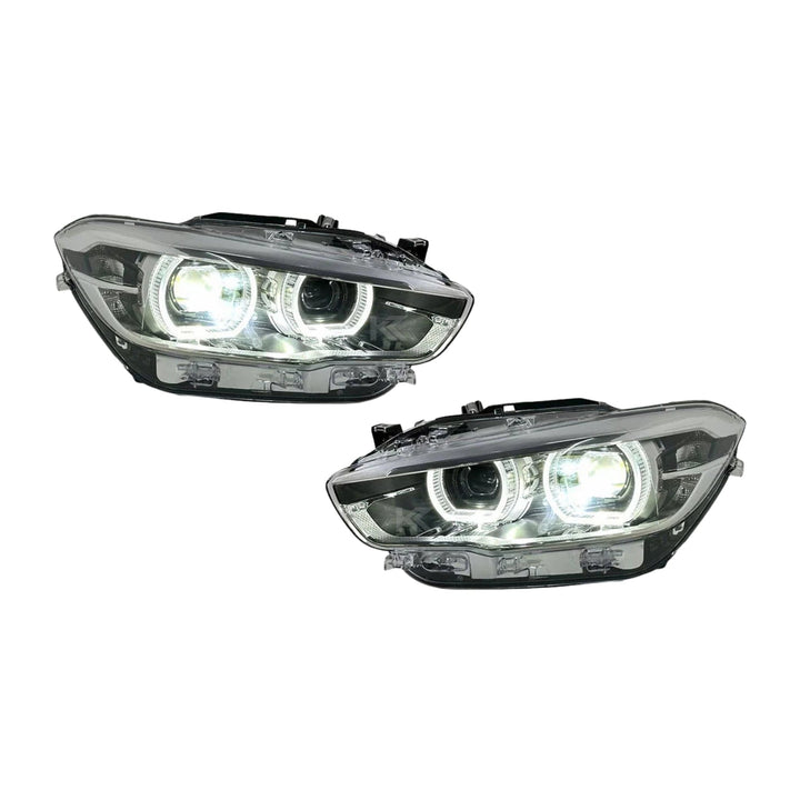 BMW 1 Series F20 / 118i Dual-Color (Yellow / White) LED Headlight Assembly with High / Low Beam 2015 - 2018