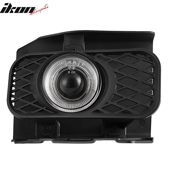1999-2003 Ford F-150 Ring Style 2PC Projector Fog Lights Black Housing