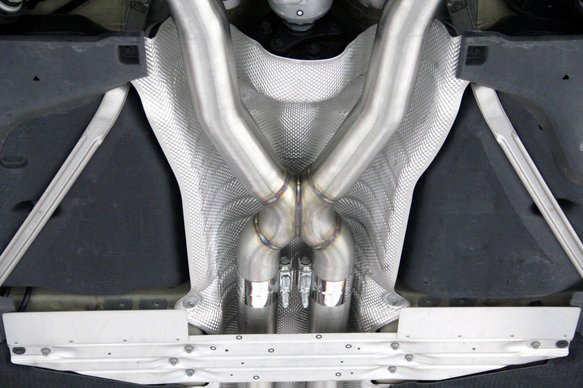 Dinan High Flow Middle Exhaust - 2018-2023 BMW M550i xDrive Stainless Steel - 3" - G30