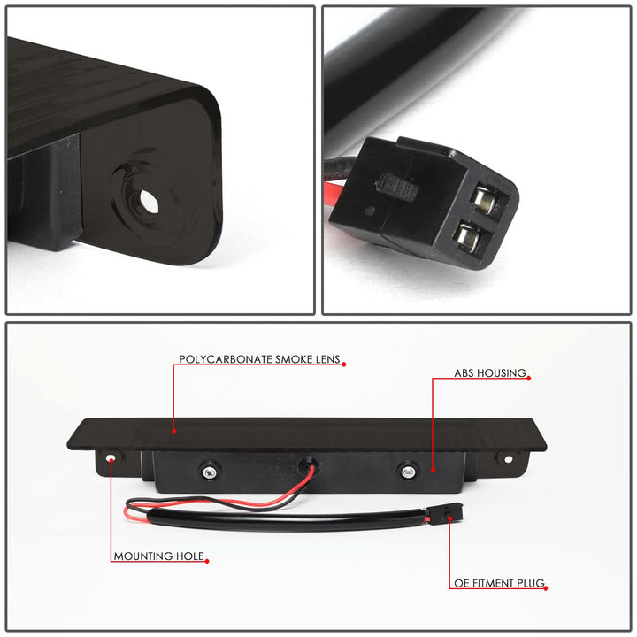 13-17 Chevy Express GMC Savana LED 3rd Brake Light - Black/Smoke