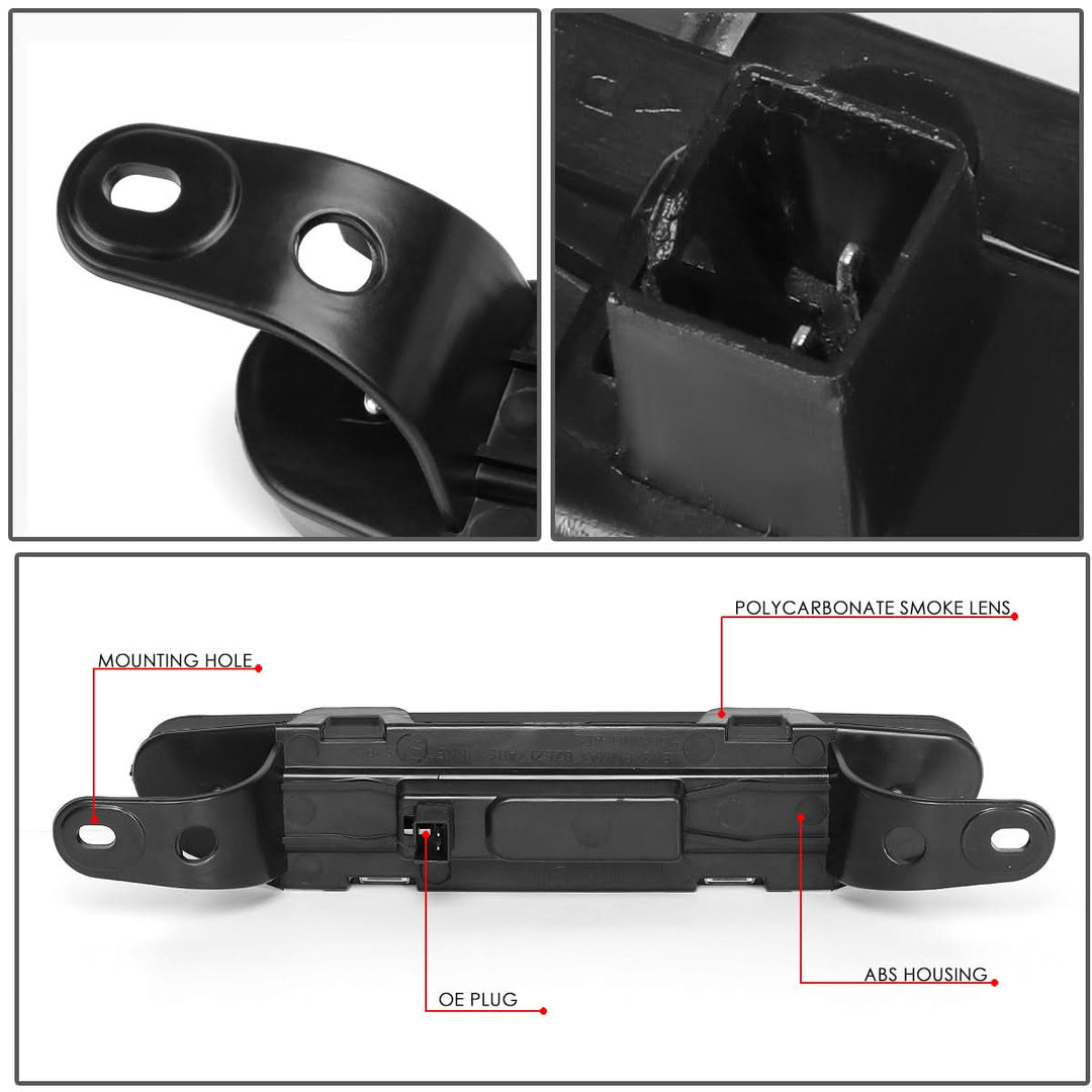 06-10 Dodge Charger LED 3rd Brake Light - Black / Smoke