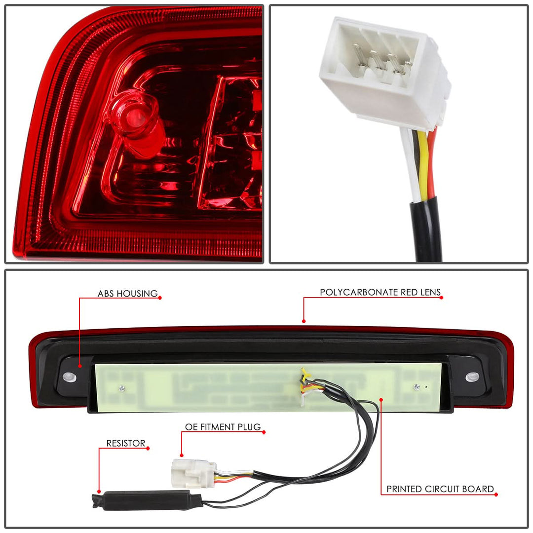 09-17 Dodge Ram 1500/2500/3500 3D LED Third Brake Light - Red