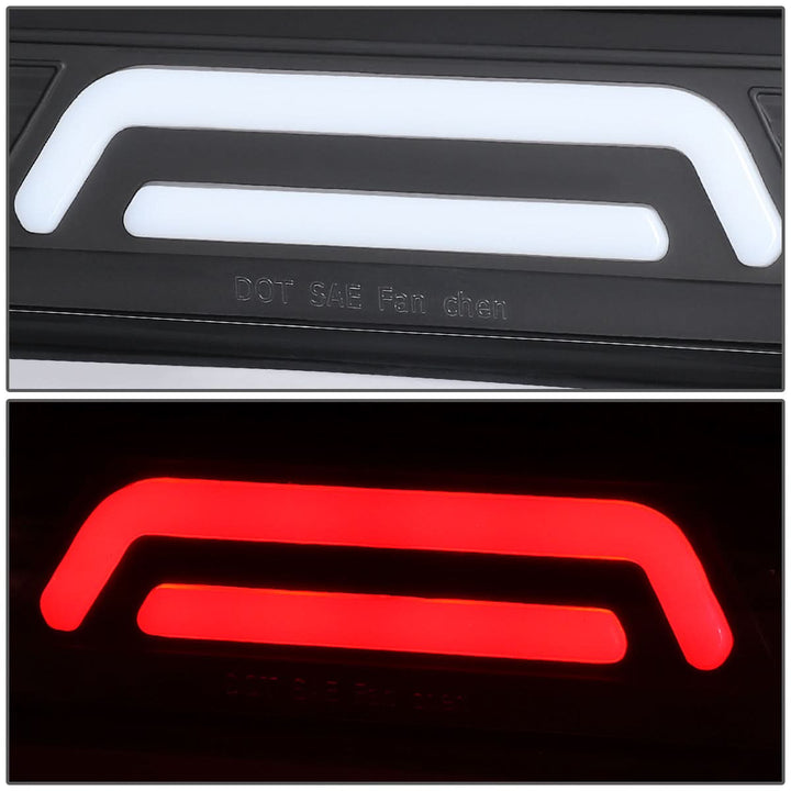 02-09 Dodge Ram 3rd Brake Light - 3D LED Black Cargo Light