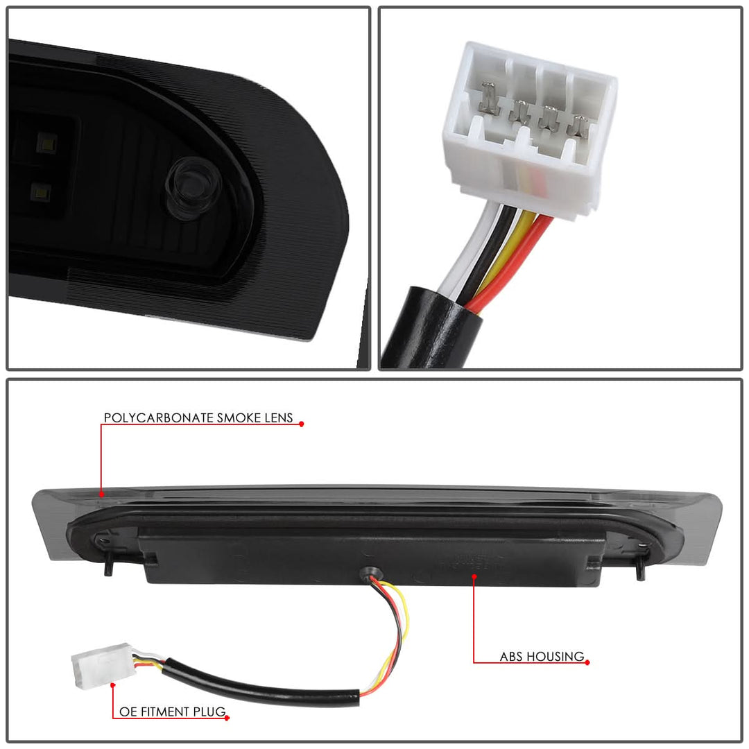 02-09 Dodge Ram 3rd Brake Light - 3D LED Black Smoke