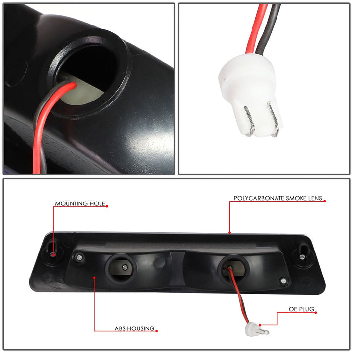 87-93 Ford Mustang LX LED Third Brake Light - Hatchback w/ Spoiler