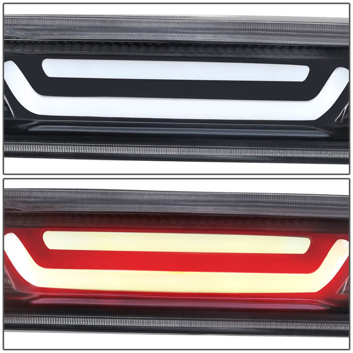 07-14 Chevrolet Silverado GMC Sierra 3D LED Third Brake Light Black