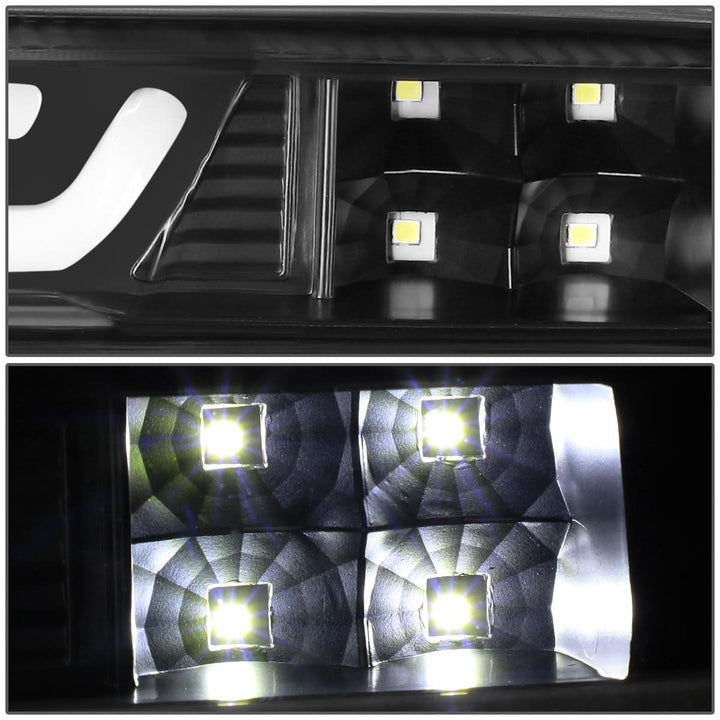 07-14 Chevrolet Silverado GMC Sierra 3D LED Third Brake Light Black