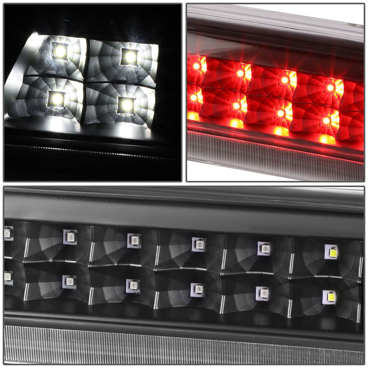 2014-2020 Chevrolet Silverado GMC Sierra LED 3rd Brake Light Black