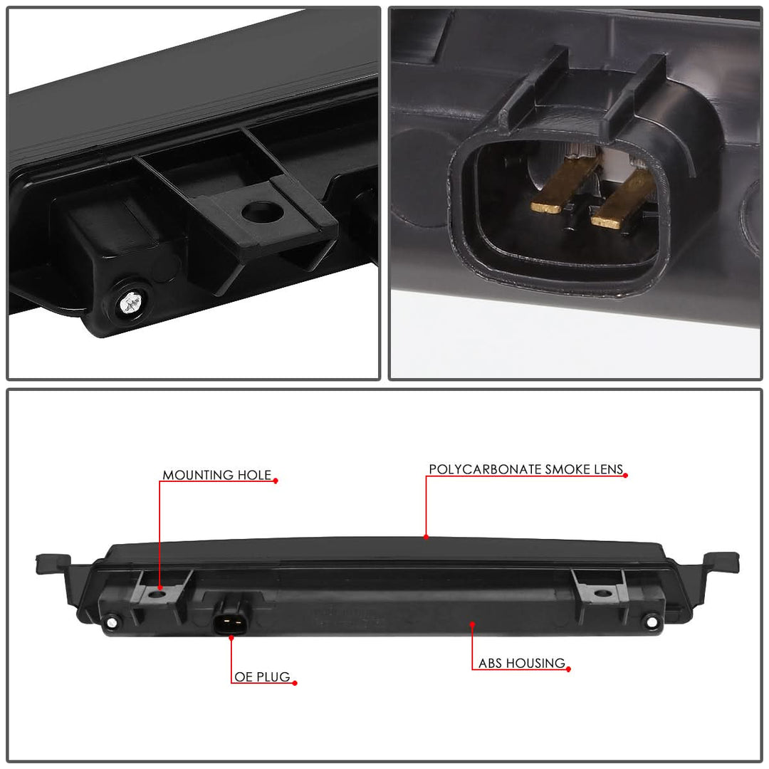 09-17 Chevrolet Traverse / 09-12 GMC Acadia LED 3rd Brake Light - Black/Smoke