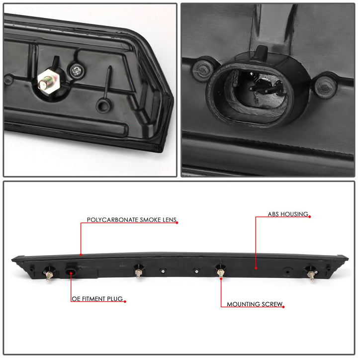 2015-2020 Chevrolet Tahoe / Suburban LED 3rd Brake Light - Black/Smoke