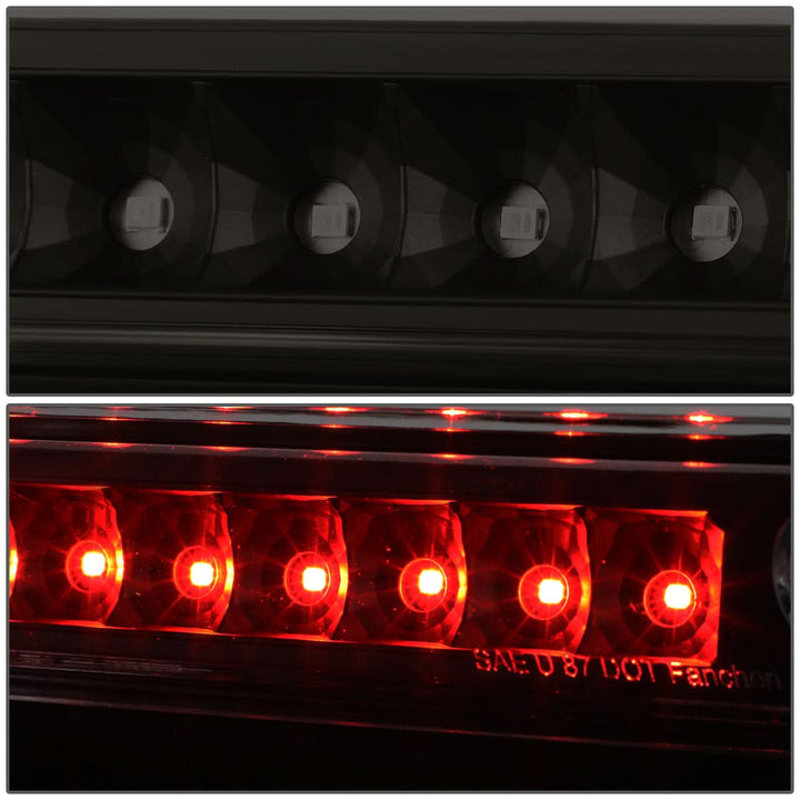 94-97 Honda Passport / 93-97 Isuzu Rodeo LED 3rd Brake Light Black Smoke