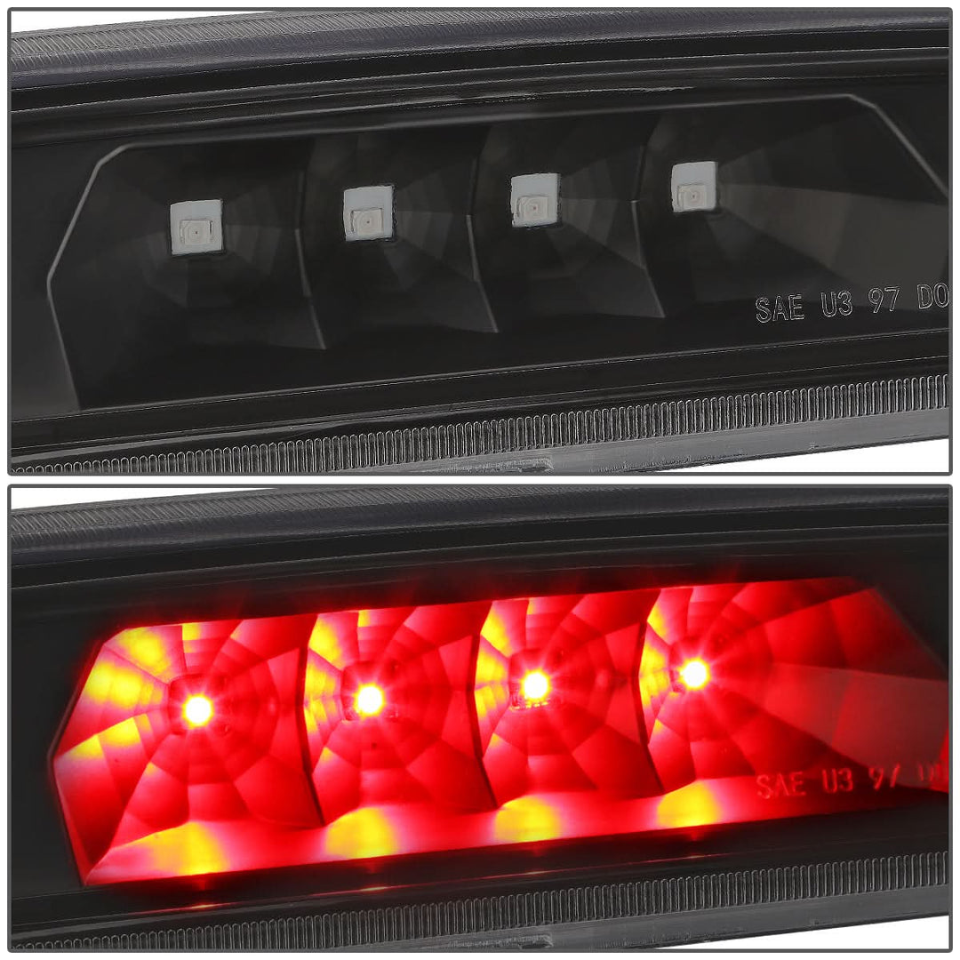 1997-2001 Jeep Cherokee LED 3rd Brake Light - Black/Smoke