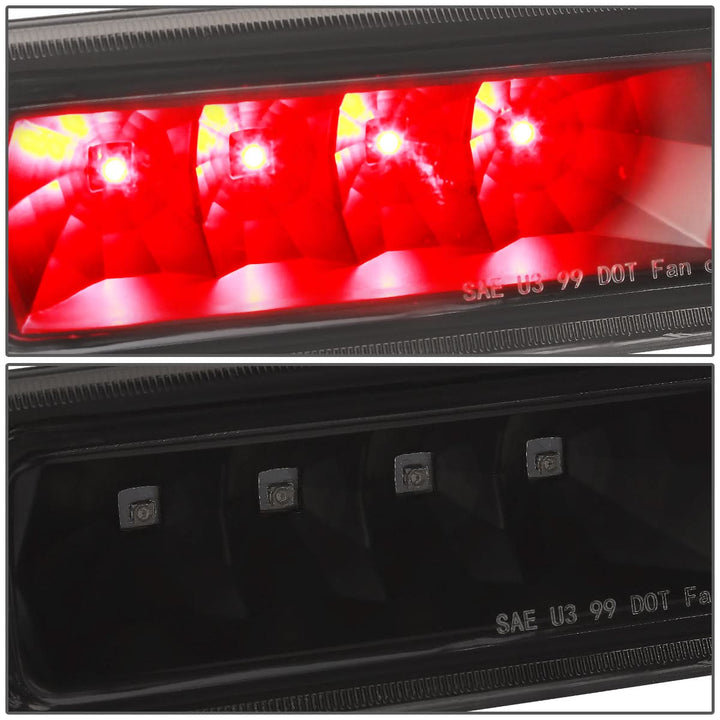 99-04 Jeep Grand Cherokee LED 3rd Brake Light - Black/Smoke