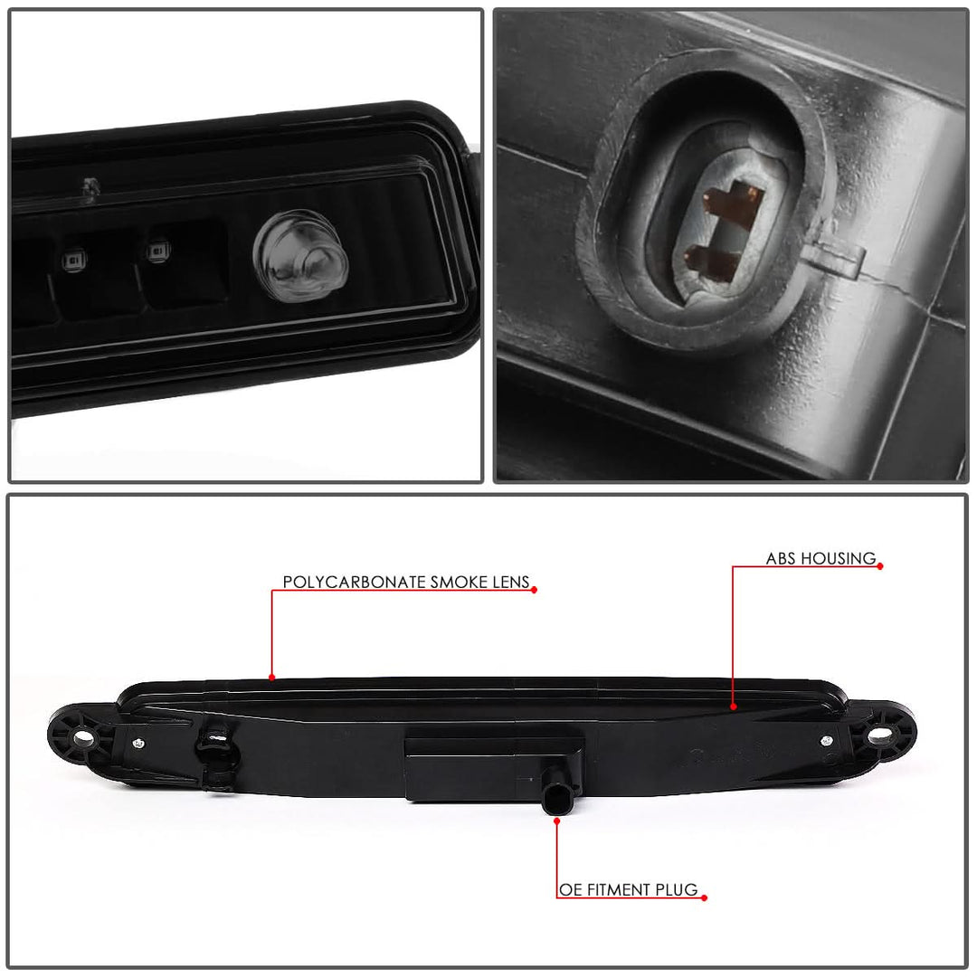 2005-2015 Nissan Armada LED 3rd Brake Light - Black/Smoke