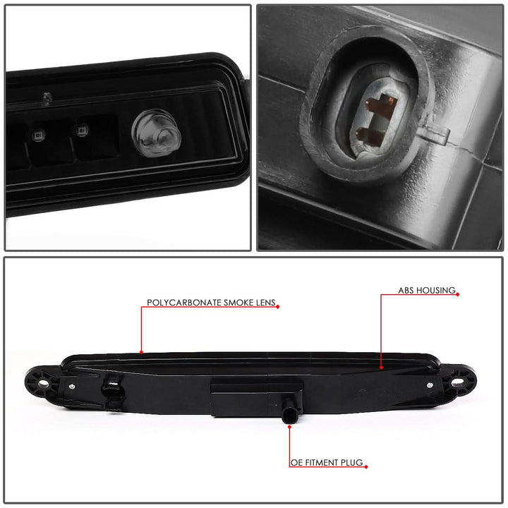 2005-2015 Nissan Armada LED 3rd Brake Light - Black/Smoke