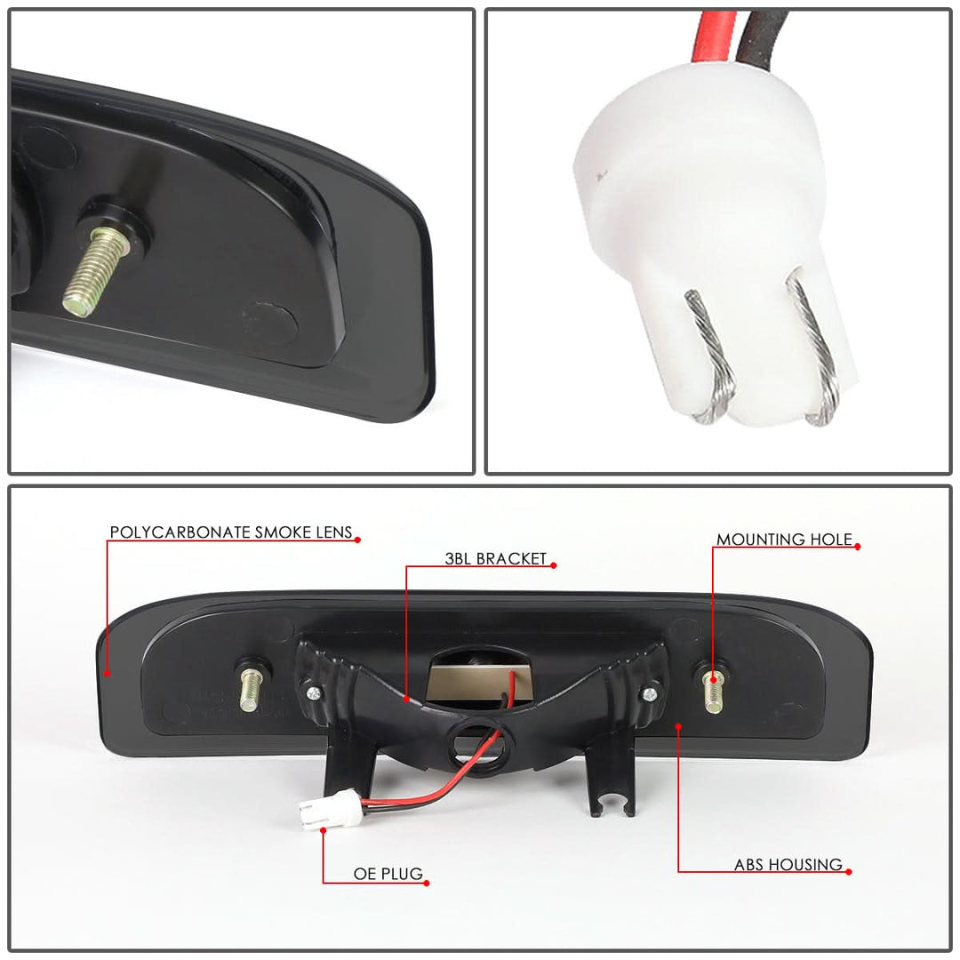 09-14 Nissan Cube LED 3rd Brake Light - Black Smoke
