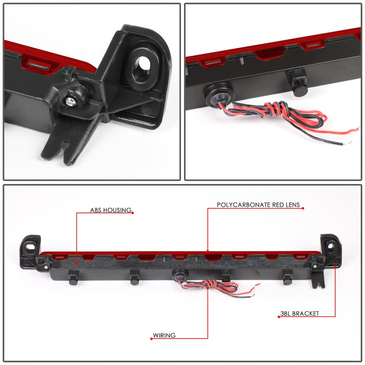 01-04 Nissan Pathfinder / 01-03 Infiniti QX4 LED 3rd Brake Light - Red