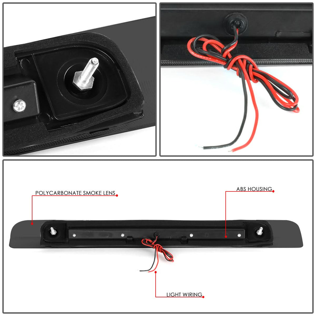 98-07 Toyota Land Cruiser 3rd Brake Light LED Black Smoke