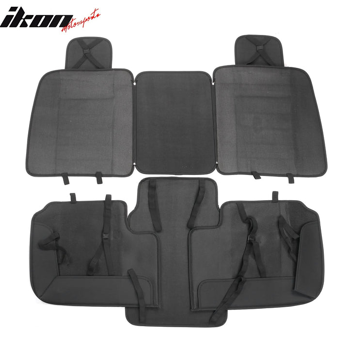 2009-2025 Ford F150 Crew Cab PU Leather Car Seat Cover w/ Pocket