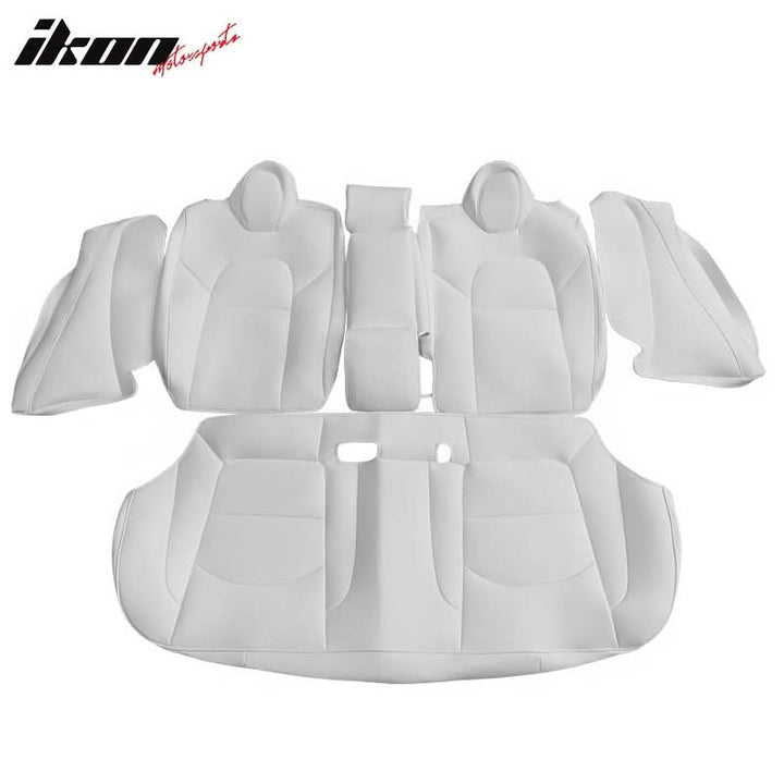 2017-2023 Tesla Model 3 Front Rear 5-Seat Seat Covers Leather