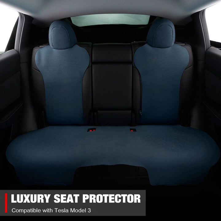 2017-2023 Tesla Model 3 Seat Covers Cushions V1 Suede Leather