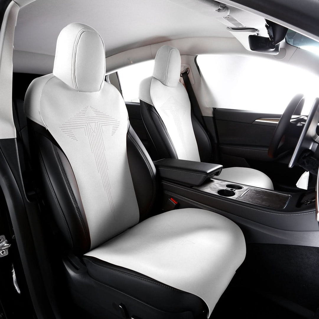 2017-2023 Tesla Model 3 Seat Covers Cushions V1 Suede Leather
