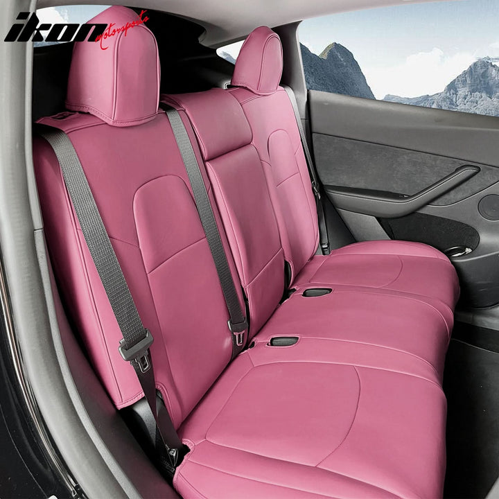 2020-2024 Tesla Model Y Front Rear 5-Seat Seat Covers Leather