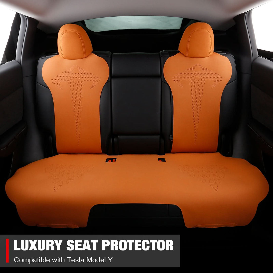 2020-2024 Tesla Model Y Seat Covers Cushions V1 Suede Leather