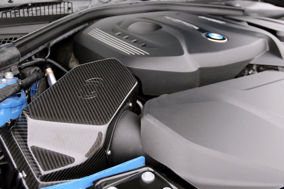 Dinan Semi-Open Intake - 2016-2021 BMW 230i/330i/430i Semi-Open - Carbon Fiber - F22/F23/F30/F31/F32/F33/F34/F36