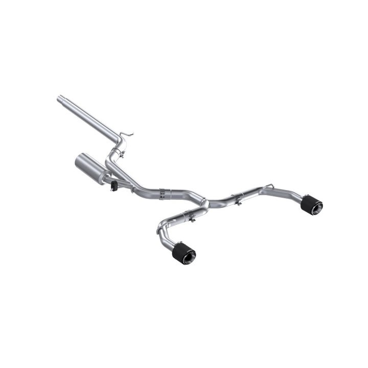 MBRP 2022+ VW Golf GTI MK8 T304 SS 3in Cat-Back Exhaust 2.5in Dual Split Rear