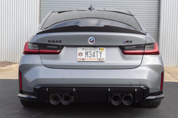 Dinan Valved Axle-Back Exhaust - 2021-2025 BMW M3/M4 Stainless Steel - Polished Tips - G80/G82/G83