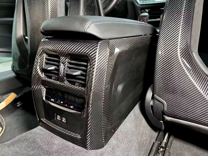 BMW 3 Series G80 G82 M3 M4 Carbon Fiber Rear Console Trim (2019+)