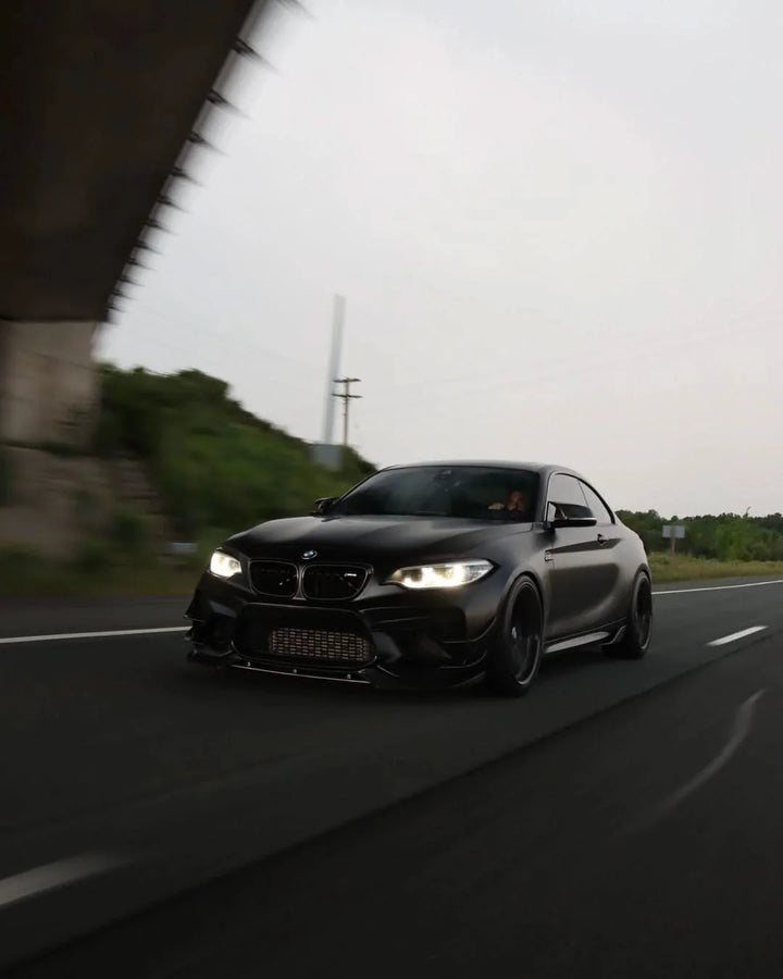 BMW 2 Series F87 M2/M2C K2 Carbon Fiber Front Lip (2016 - 2019)