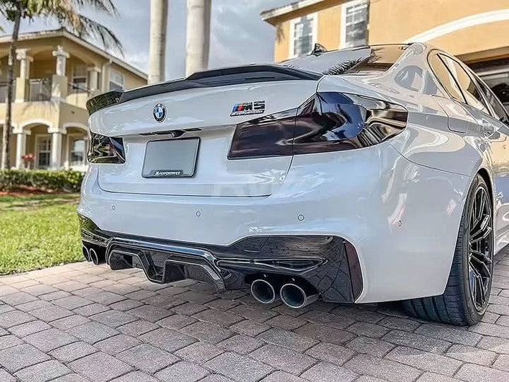 BMW 5 Series F90 M5 CS Style Carbon Fiber Rear Diffuser (2020+)