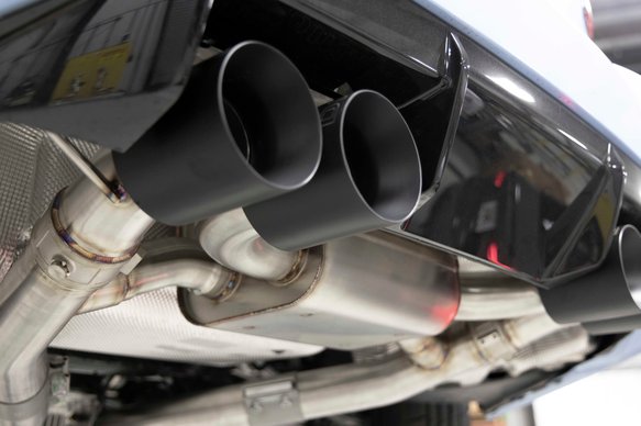 Dinan Valved Axle-Back Exhaust - 2023-2025 BMW M2 Stainless Steel - Polished Tips - G87