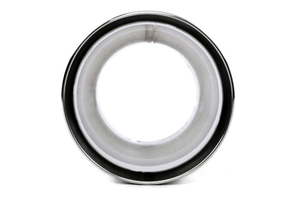 Dinan Double-Walled 4" Clamp-On Exhaust Tip (Polished) Polished - 4" Outlet, 3" Inlet
