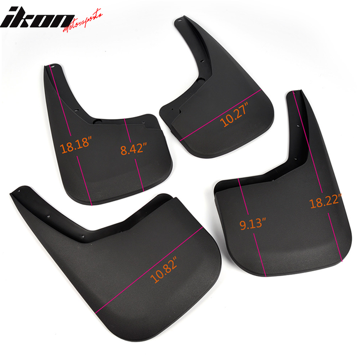 2007-2014 Chevrolet Silverado 1500 4PCS Mud Flaps Splash Guards PP