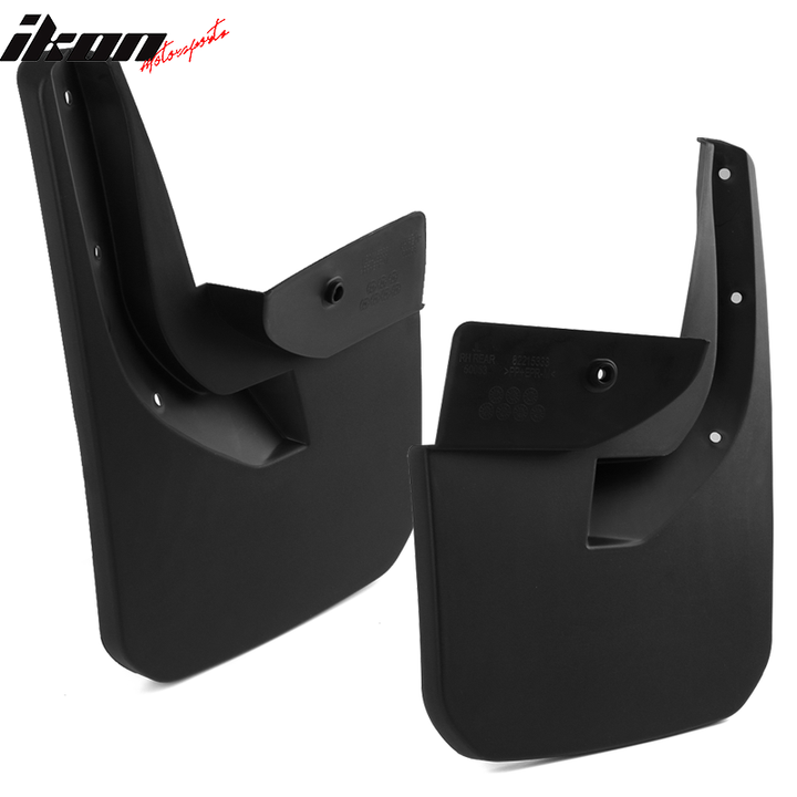 2018-2019 Jeep Wrangler JL JLU 4PCS Front Rear Splash Guard Flares PP