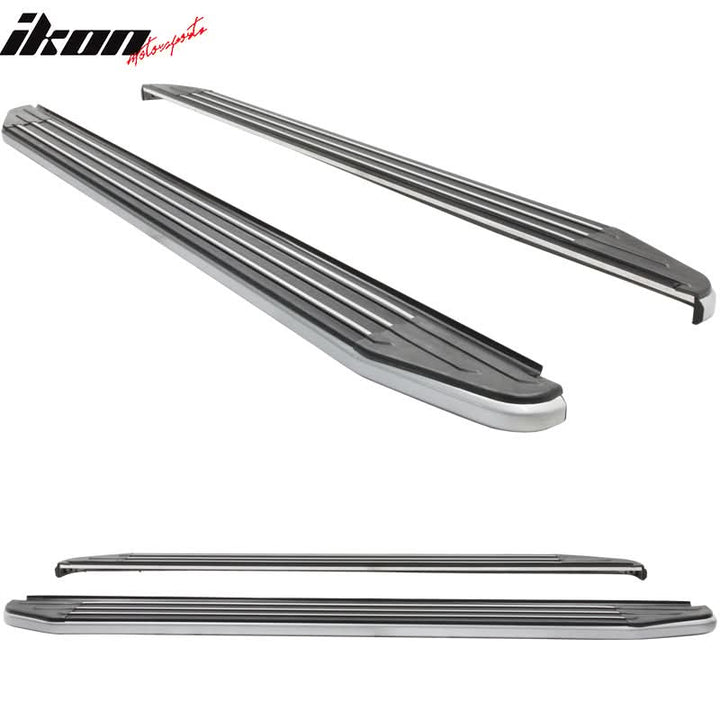 2009-2013 Infiniti FX35 FX50 OE Style Silver Running Board Aluminum