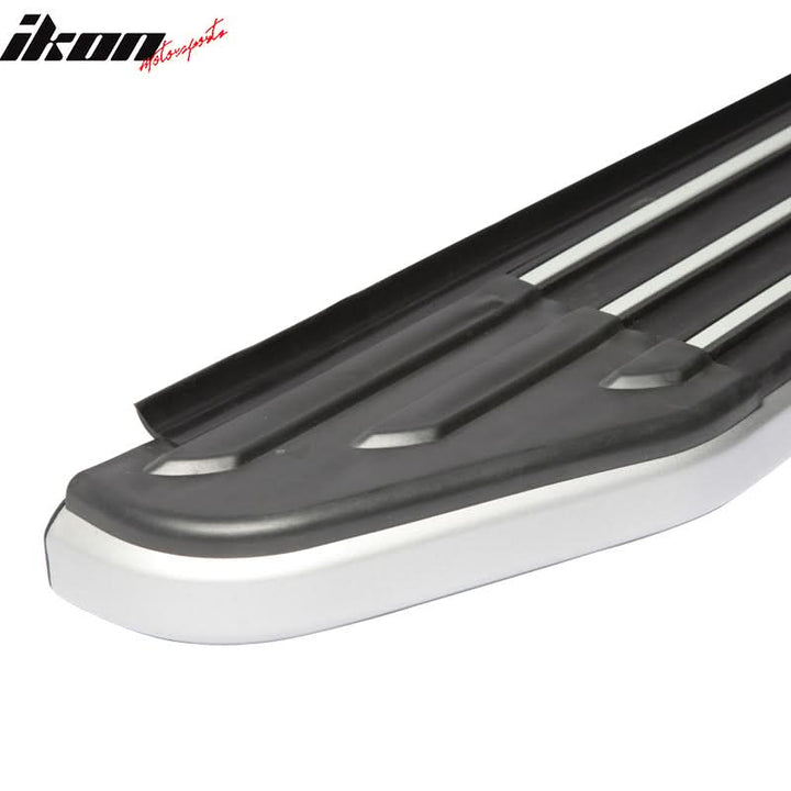 2009-2013 Infiniti FX35 FX50 OE Style Silver Running Board Aluminum